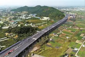 “三环十九射”织就广州高速公路枢纽图片