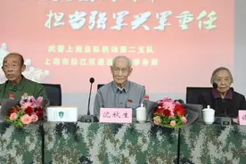 今天，七位抗美援朝老兵走进上海武警军营……图片