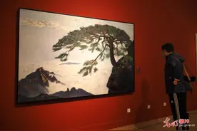 “黄河魂 赤子心——王克举百米油画长卷展”在中国美术馆开幕图片