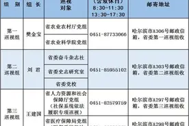 十二届黑龙江省委第八轮巡视全部进驻图片