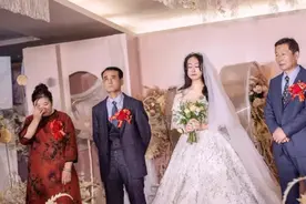 这场没有新郎的婚礼，令人心疼又感动图片