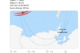 太空垃圾问题不容小觑 本周差点发生相撞事件图片