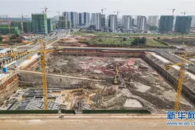 自贸港重点园区建设忙图片