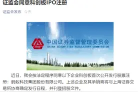 证监会同意蚂蚁科技集团科创板IPO注册，A股即将迎来首个万亿互联网巨头公司图片