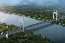 这座黄浦江大桥建成后骑自行车通过很方便，市政总院披露嘉松公路越江大桥设计奥妙图片