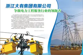 浙江大有集团有限公司争做电力工程服务行业的领跑者图片