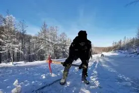 威现场丨向着林海雪原~骑警再出发图片