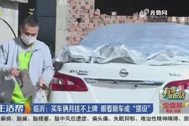 合格证被注册，临沂一市民买车俩月挂不上牌，眼看新车成“摆设”图片