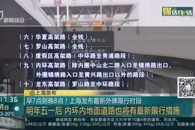早7点到晚8点！  上海发布最新外牌限行时段视频封面