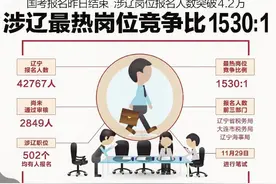 辽宁公务员国考有多火？1530人争这一岗位图片