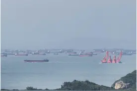 “台湾光复节”大陆船团“围岛”？马祖海巡队随后澄清：只是在线外水域经过图片