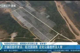 句容：涉嫌超面积建设、超范围销售，这处公墓居然没人管？视频封面