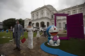 童心未泯！新加坡举行哆啦A梦时光之旅冒险展图片