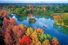 今起杭州西溪湿地免票区域扩大，绿堤也免票开放！亚运会前，一条人行绿道连西湖西溪图片