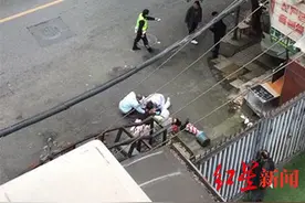 男子开共享汽车撞倒两行人 声称车内突现毒蜘蛛 平台方：无法确认图片