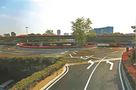 客村立交第三层转盘通车图片