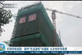 建材“形式送检”玩猫腻，以次充好存隐患，男子曝光无锡绿城诚园视频封面