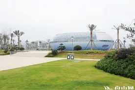 四个标准篮球场，全市首个草地滚球场，景观小品一个连一个 舟山桥畔公园二期本月中下旬开园图片