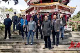 湖南散文名家走进洛夫故里衡南相市采风图片