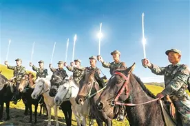 策马高原豪情扬——走进火箭军某旅骑兵连图片