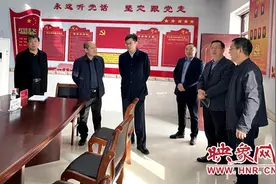 尉氏县政协主席任杰新到两湖街道调研政协工作向基层延伸情况图片