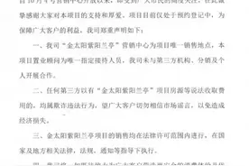 没开盘就有人卖房，歙县一开发商发声明图片