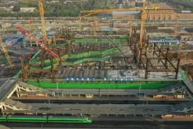 西安火车站改扩建项目加速推进 深度融合古城气质图片
