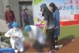 高一女生运动会上心脏骤停，医护人员跪地按压20分钟救回视频封面