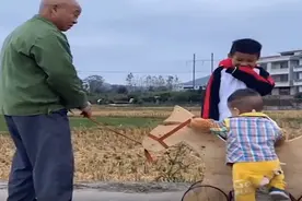 福建69岁木工给孙子做会跑的木马：可双人乘骑，走路摇摇摆摆视频封面
