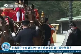 关注！日本德仁天皇弟弟文仁亲王成为皇位第一顺位继承人视频封面