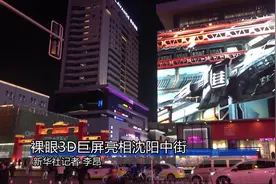裸眼3D巨屏亮相沈阳中街视频封面