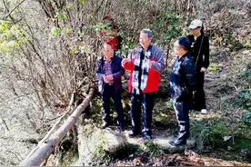 旺苍籍地质学家张文敬教授到双汇镇进行地质勘查调研图片