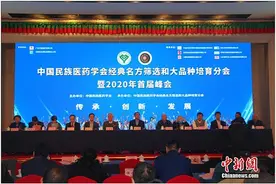 中国民族医药学会经典名方和大品种培育分会成立大会在京召开图片