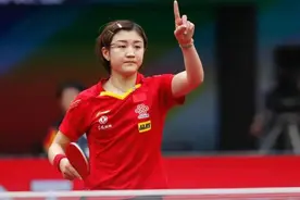 孙颖莎力克伊藤美诚，陈梦首夺女乒世界杯图片