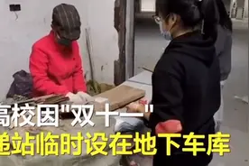大妈双十一帮学生拆快递，一天收上百斤纸箱，被赞“商业鬼才”图片