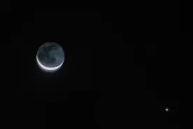 今晨，大连出现美丽天象！你看到了吗？图片