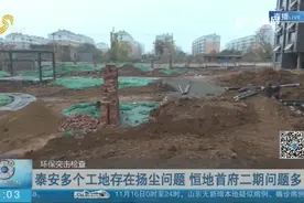 突击检查！渣土覆盖不完全、洒水不及时，泰安多个工地存扬尘问题视频封面