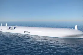 英媒：美海军无人货船完成4700海里试航 首次通过巴拿马运河图片