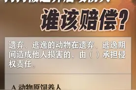 狗狗被遗弃后咬伤人，谁该赔偿？图片