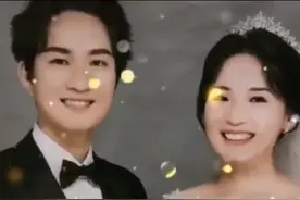 独自走上婚礼的“最美新娘”：所有祝福更是给日夜抗疫的战士图片