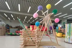 吉林小学生制作创意手工：快递包装不再是废品图片