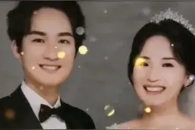 独自走上婚礼的“最美新娘”：所有祝福更是给日夜抗疫的战士图片