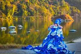艺术家孔宁“仙女湖”作品亮相福建龙岩武平图片