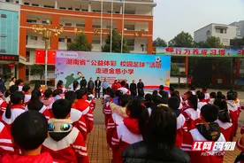 公益圆梦足球“公益体彩 校园足球”走进慈利金慈小学图片
