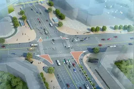 【出行提示】贵港市城区中山路与江北大道路口将全封闭施工，请注意绕行图片