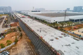 南昌地铁4号线高架段实现全线贯通图片