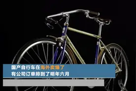 国产自行车在海外卖爆了！有公司订单排到明年六月视频封面