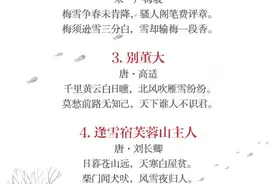 大雪文案在这儿找！40首古诗词伴你赏雪过冬图片