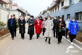 新疆喀什地区英吉沙县“维汉一家亲”结对联谊活动访问团到济宁曲阜市尼山镇观摩美丽庭院建设图片