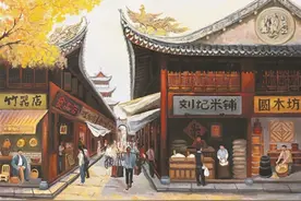 罗学成：十里长街 诗画路桥图片